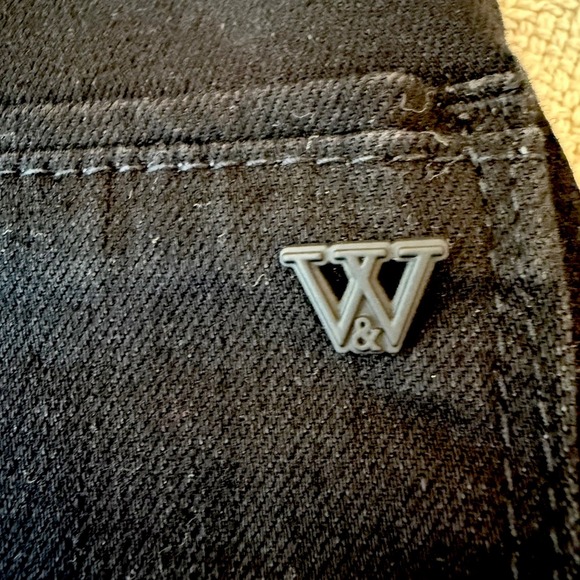 Wit & Wisdom Black Denim Jeans Size 0 Bootcut Stretch Casual Everyday - Picture 4 of 4